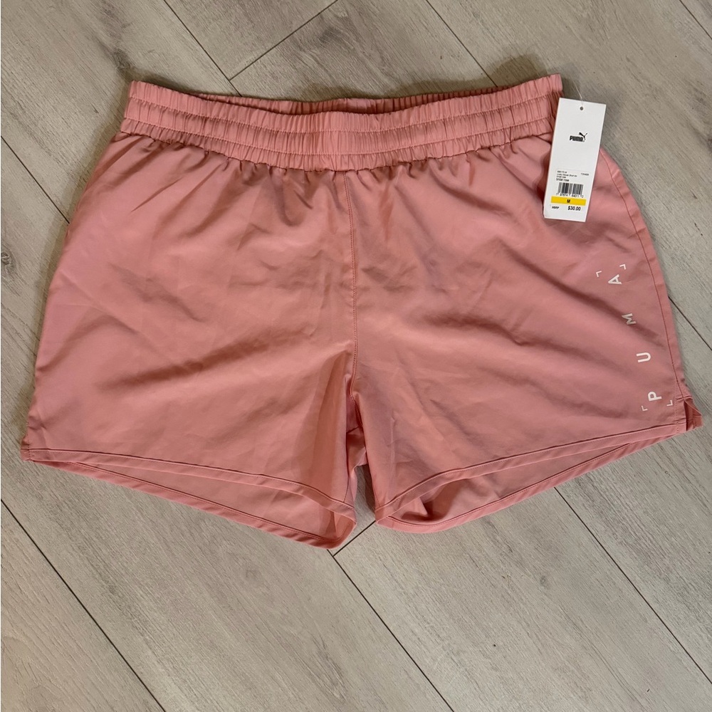 PUMA Women's Athletic Shorts in Soft Pink